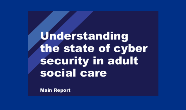 Cybersecurity in adult social care